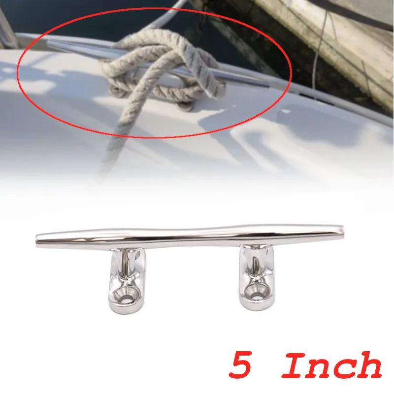 1 Piece Stainless Steel Heavy Duty Boat Hollow Base Cleat 5