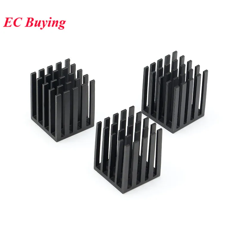 10pcs/1pc 19*19*24mm Aluminum Heatsink Heat Sink Radiator Cooling cooler For Electronic Chip IC LED computer 19x19x24mm