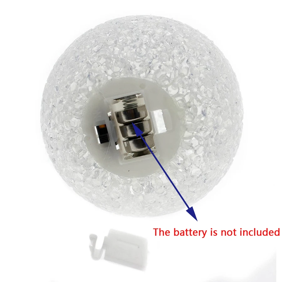 Battery Powered 8/10/12/14CM Table Lamp Magic Crystal Ball Color Changing LED Night Light Toy Ball For Party Festival Room Decor