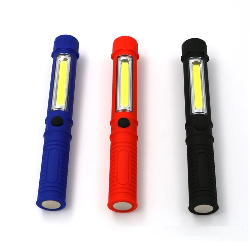 Multifunction Emergency Flashlight Led Work Light With Magnet COB Super Bright Lighting Spare Lamp For Car Repair Home Camping