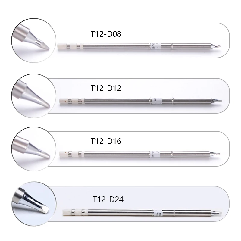 T12 Heating Element T12-BL BU I KU BC3 BC2 D24 ILS JL02 D08 D16 D32 D52 Soldering Station Accessories Replaceable Soldering Tip