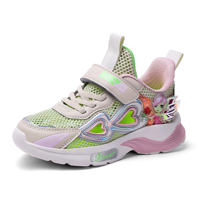 

Girls' Shoes Single Net Sports Shoes Summer New Girls' Net Shoes Breathable Mesh Summer Children's Shoes