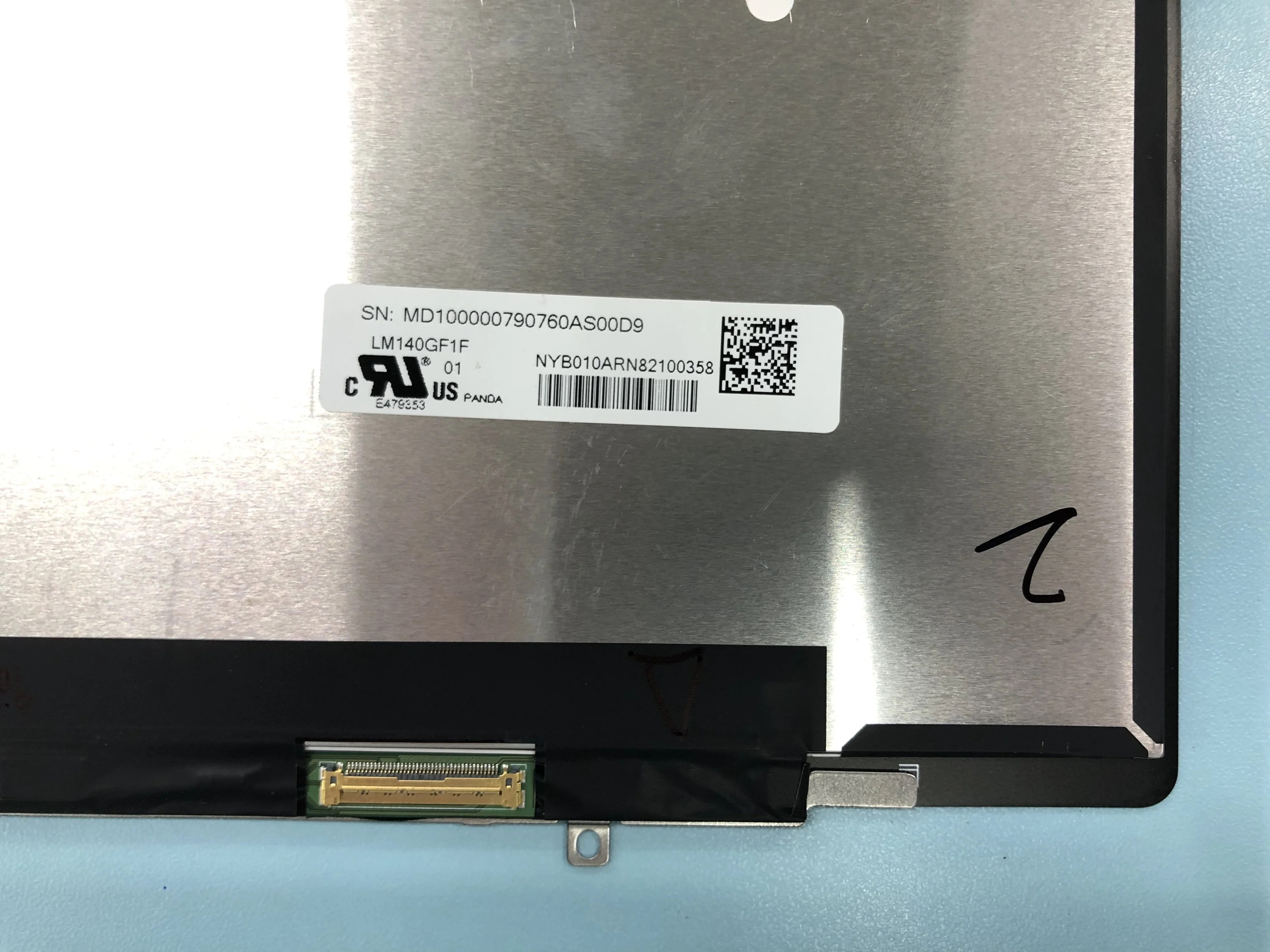 Imagem -03 - Tela de 14 Polegadas Ips Lcd Matriz de Montagem de Vidro Mais Estrutura de 2560x1600 Lm140gf1f 01 para Xiaomi mi Laptop Air Pro 14 Notebook