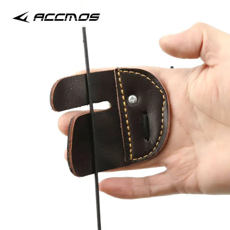 Finger Recurve Bow Accessories Mediterranean Finger Guard Thick Leather Bow Straight Finger Guard Finger Guard Archery