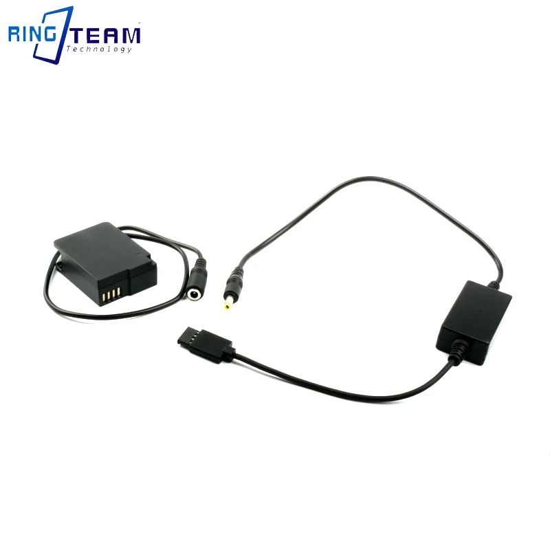 Suitable For DJI Ronin Stabilizer Flat Port To DC Cable + DCC8 Dummy Battery For Panasonic FZ200 G6 G5 G5K GH2 GH2K GH2S Cameras
