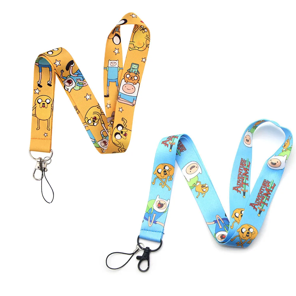 YL846 New Anime Funny Lanyard Credit ID Badge Holder Key Rings Bag Student Woman Travel Bank Bus Business Card Cover Keychain