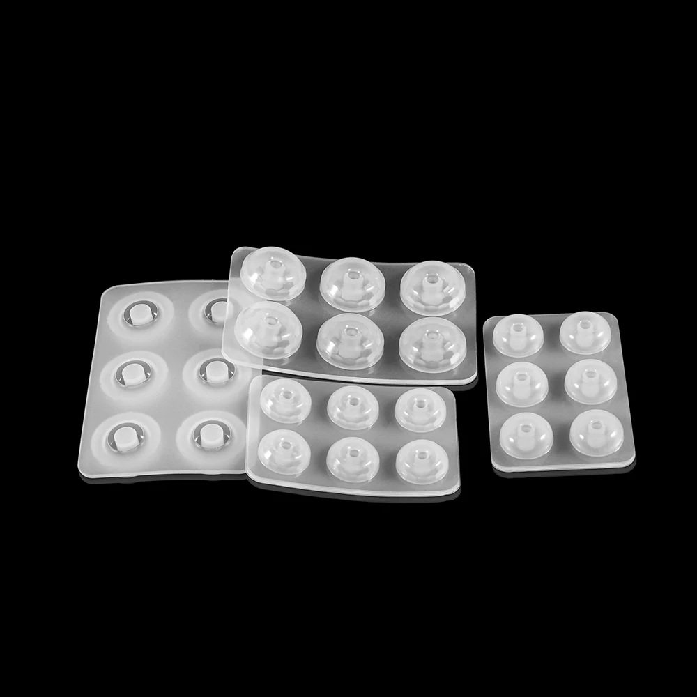 1pc płaskie koraliki epoksydowe formy żywiczne koralik z dużym otworem silikonowe formy nadające się do naszyjnik bransoletka DIY żywica akcesoria do wyrobu biżuterii — zdjęcie 5