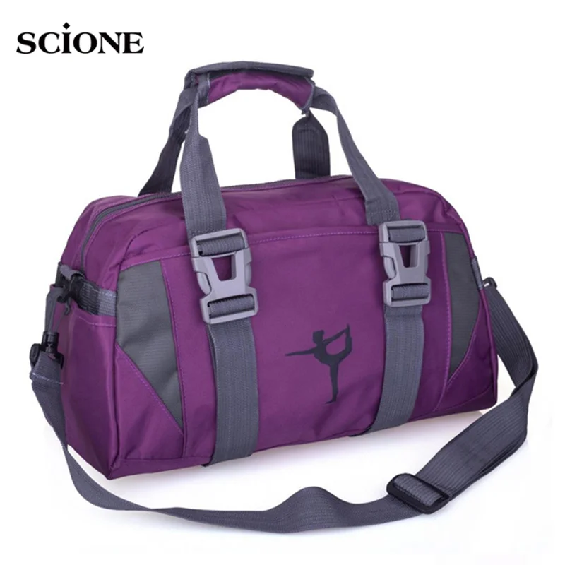 Yoga Mat Bag Fitness Gym Bags Sports Nylon Training Shoulder Sport For Women Men Traveling Duffel Outdoor Travel Bag XA55WA