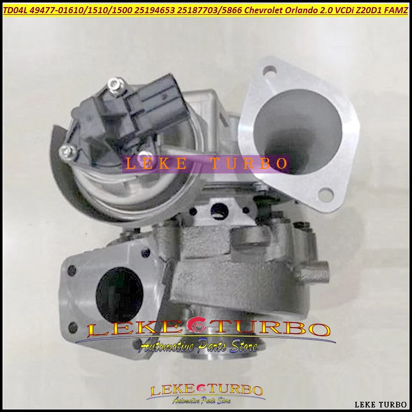 Turbo TD04L 49477-01610 49477-01510 49477-01500 4947701510 25194653 25187703 25185866 For Chevrolet Orlando 2.0 VCDi Z20D1 FAM Z