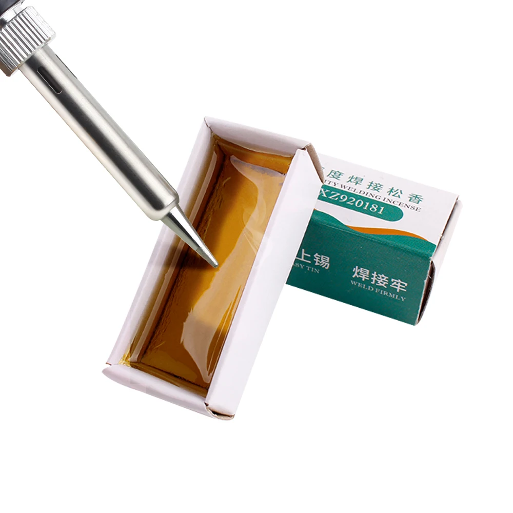 LUXIANZI 2pcs High Purity Solid Rosin Solder Paste Material For BGA IC Welding Repair Durability Rosin Soldering Flux Paste