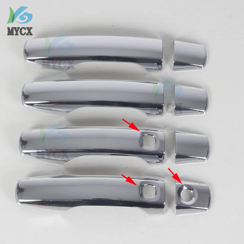 Chrome ABS Door Handle Trim Cover For Toyota Land Cruiser 200 2008 2009 2010 2011 2012 2013 2014 2015 Accessories