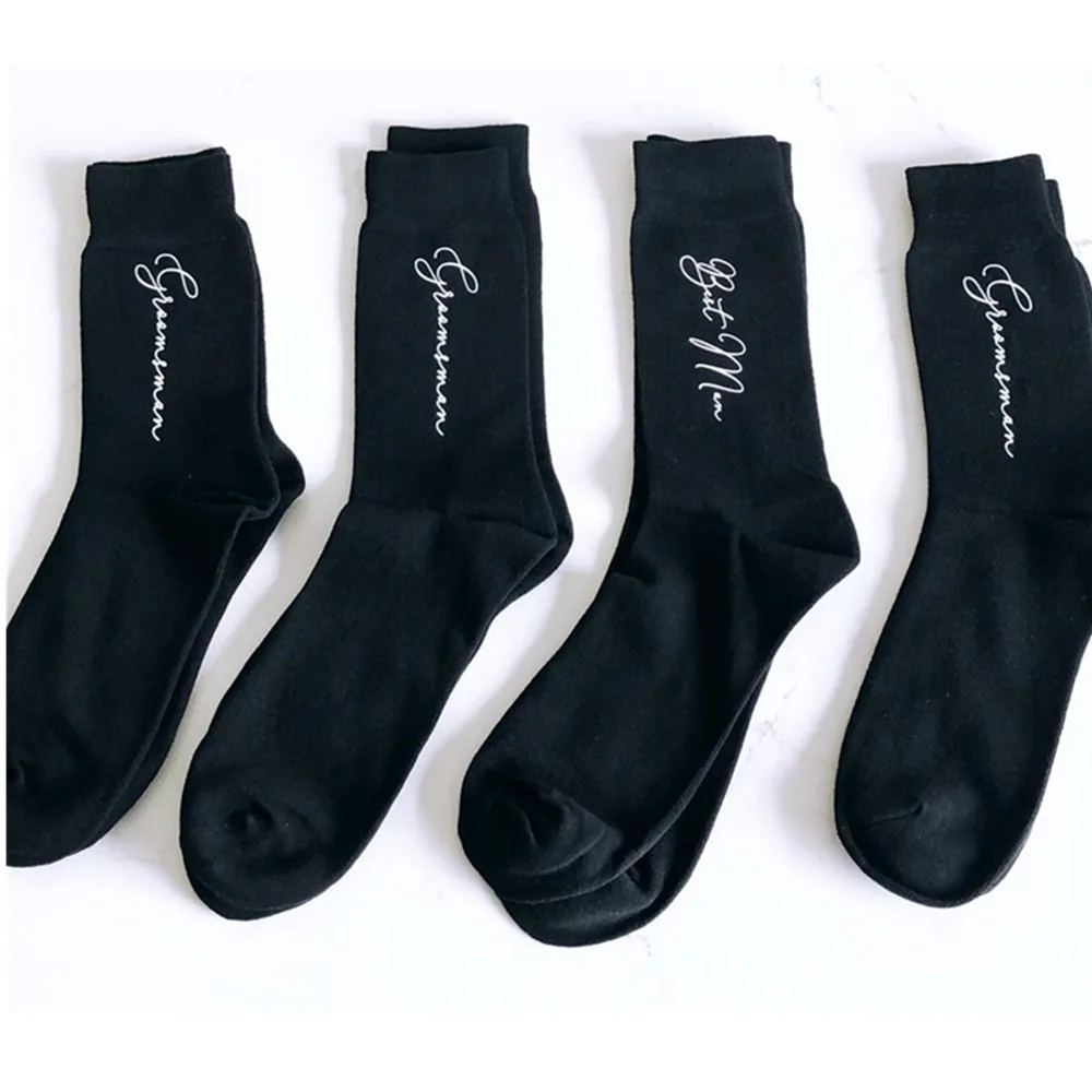 

Personalised text Groomsman socks, Best Man socks, Custom grooms socks - Wedding Gift, Usher Father of the Groom Socks Gift