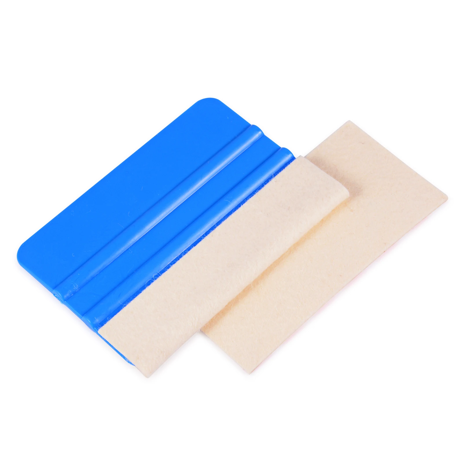 FOSHIO 10/20/50/100pcs Spare Wool Felt Cloth Car Vinyl Wrap Squeegee Edge Protective Buffer Window Tint Film Scraper Tool Kit