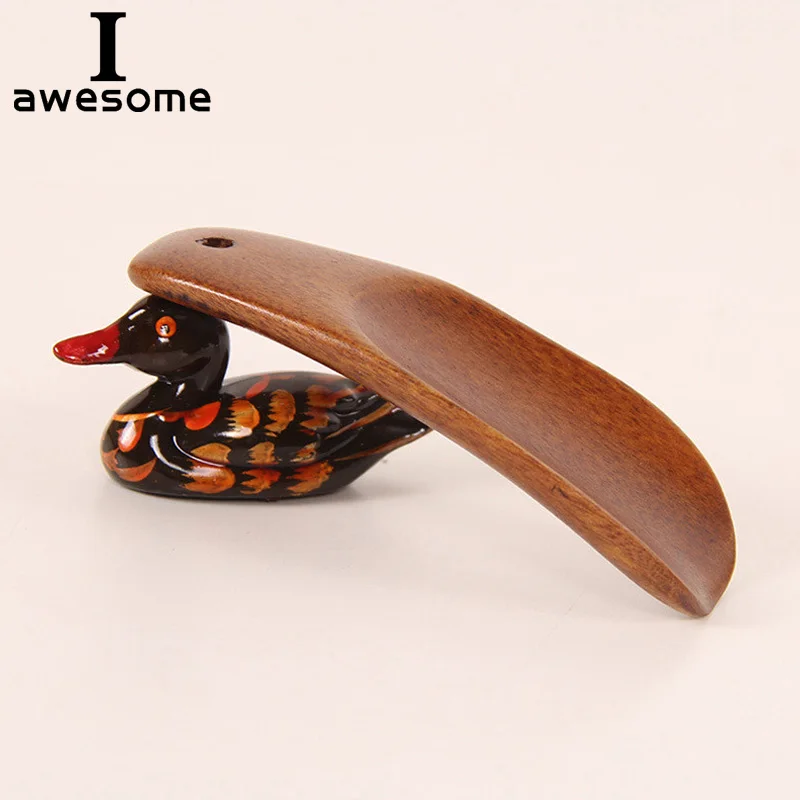 1pc Small Professional Wooden Shoe Horn Easy to carry Flexible Shoehorn Useful Shoe Lifter Professional Shoe Spoon Home Tools