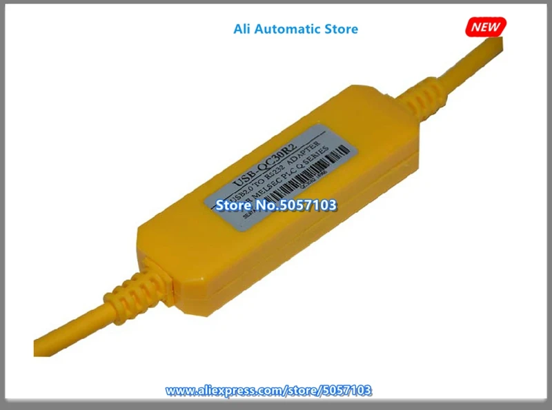 USB-QC30R2 Q Series PLC Programming Cable Data Download Cable Round Head 6 Needles