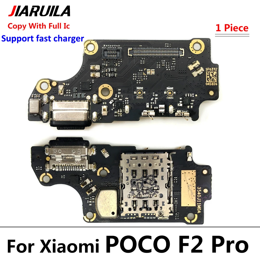 10Pcs，USB Charging Port Dock Connector Microphone Board Flex Cable For Xiaomi Poco C40 F2 Pro F3 F1 X3 Pro M4 X4 Pro 4G F4 5G M2