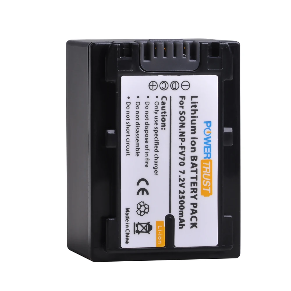 2500mAh NP-FV70 NP FV70 NPFV70 bateria do Sony HDR-CX190 HDR-CX200 HDR-CX210 HDR-CX220 HDR-CX230 HDR-CX260V HDR-CX290 HDRCX380