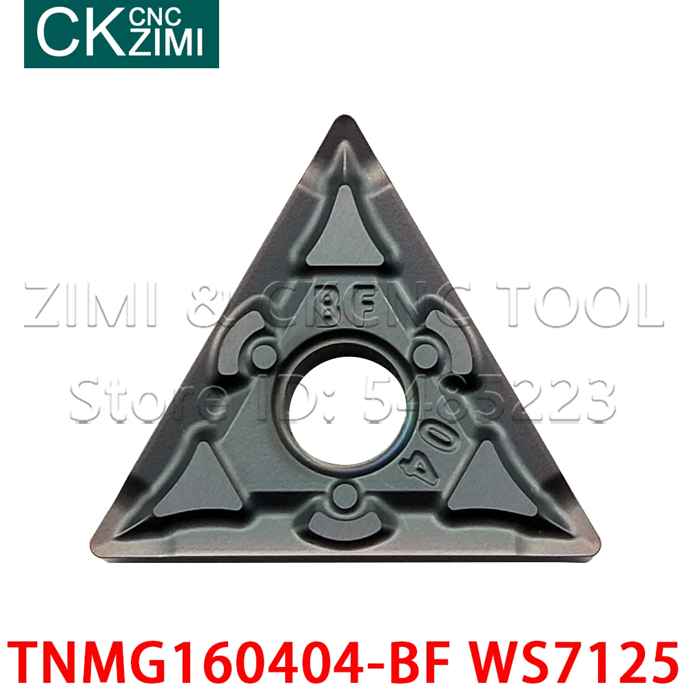 Ferramentas de corte para lâmina de torno cnc, inserções de giro de carboneto ws7125, suporte de ferramentas de corte de alta qualidade tnmg 160404 para aço inoxidável