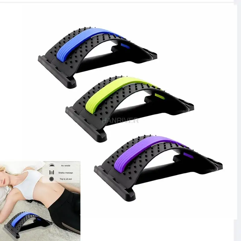 Waist Massager Home Back Exercises Stiff Lumbar Supine Board Yoga Humpback Lumbar Spine Beauty Lumbar Correction Lumbar Board