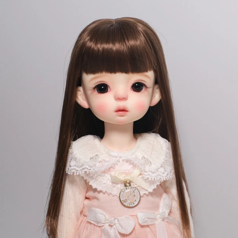 1/3 1/4 1/6 1/8 High Temperature Long Straight Hair MSD SD Yosd For BJD Doll Wig