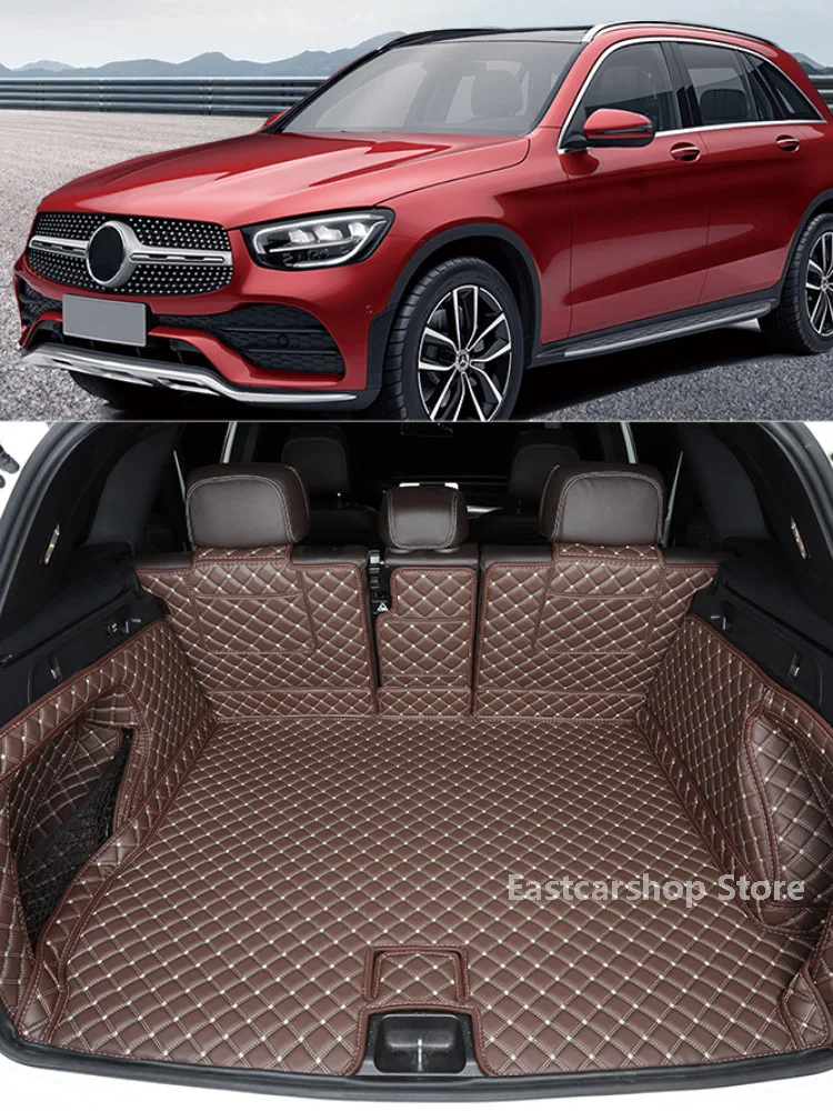 

For Mercedes Benz GLC 260 300 2020 Car All Surrounded Rear Trunk Mat Cargo Boot Liner Tray Rear Boot Luggage Cover Accessories