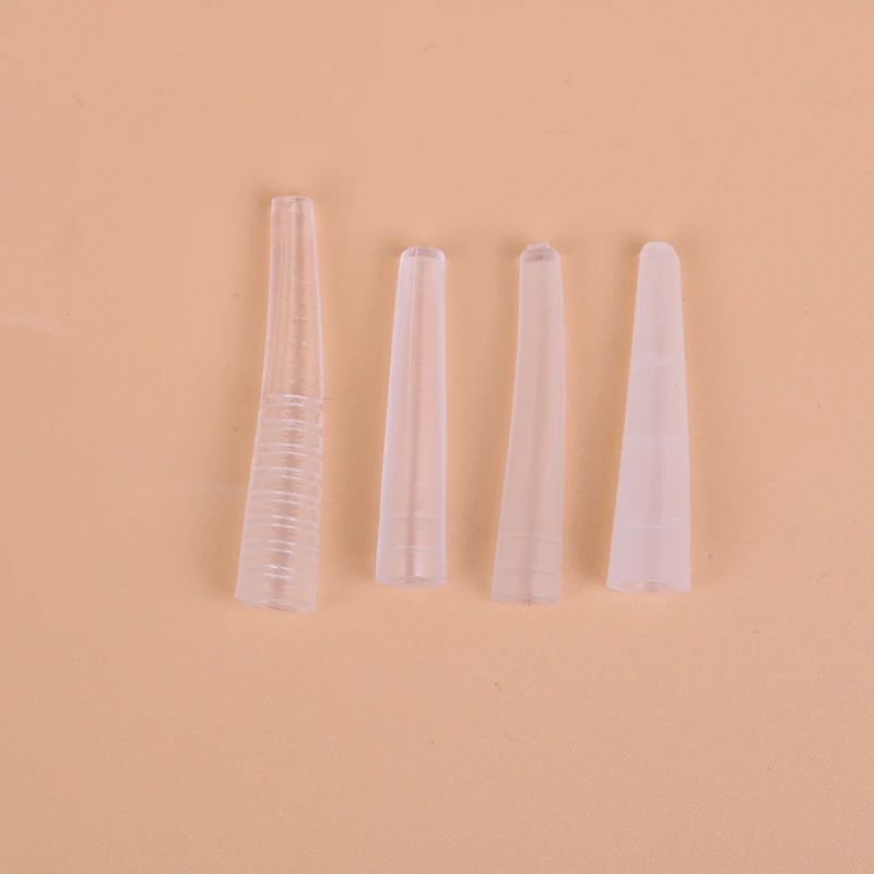 Juste de protection en plastique pour greffe de cils, pinces à épiler, couvertures en silicone, étuis de protection, outils pour cils, 10