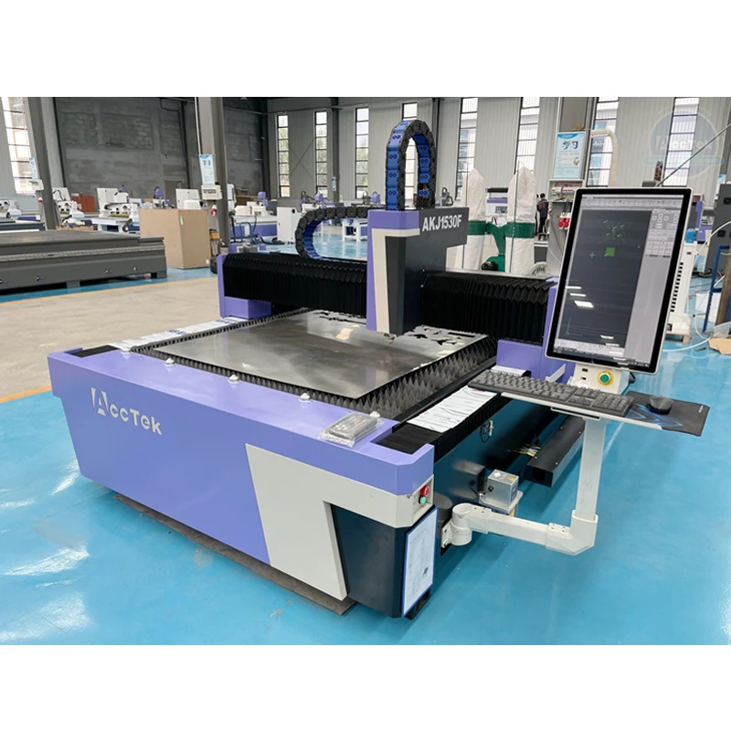 CNC Laser Cutting Machine Fiber Laser 6MM Steel Sheet Laser Cutting Machine 1KW 2KW 3KW