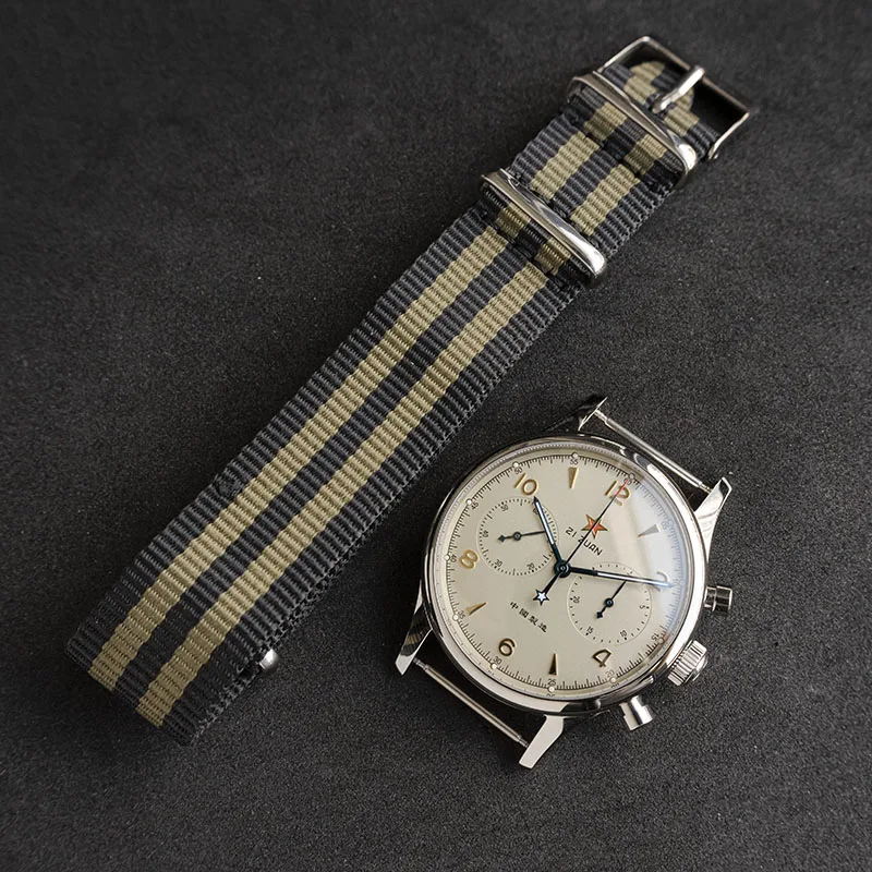 40MM Polit 1963 luminou watch official version chronograph mechanical men watches classic vintage collection wristwatch sappire