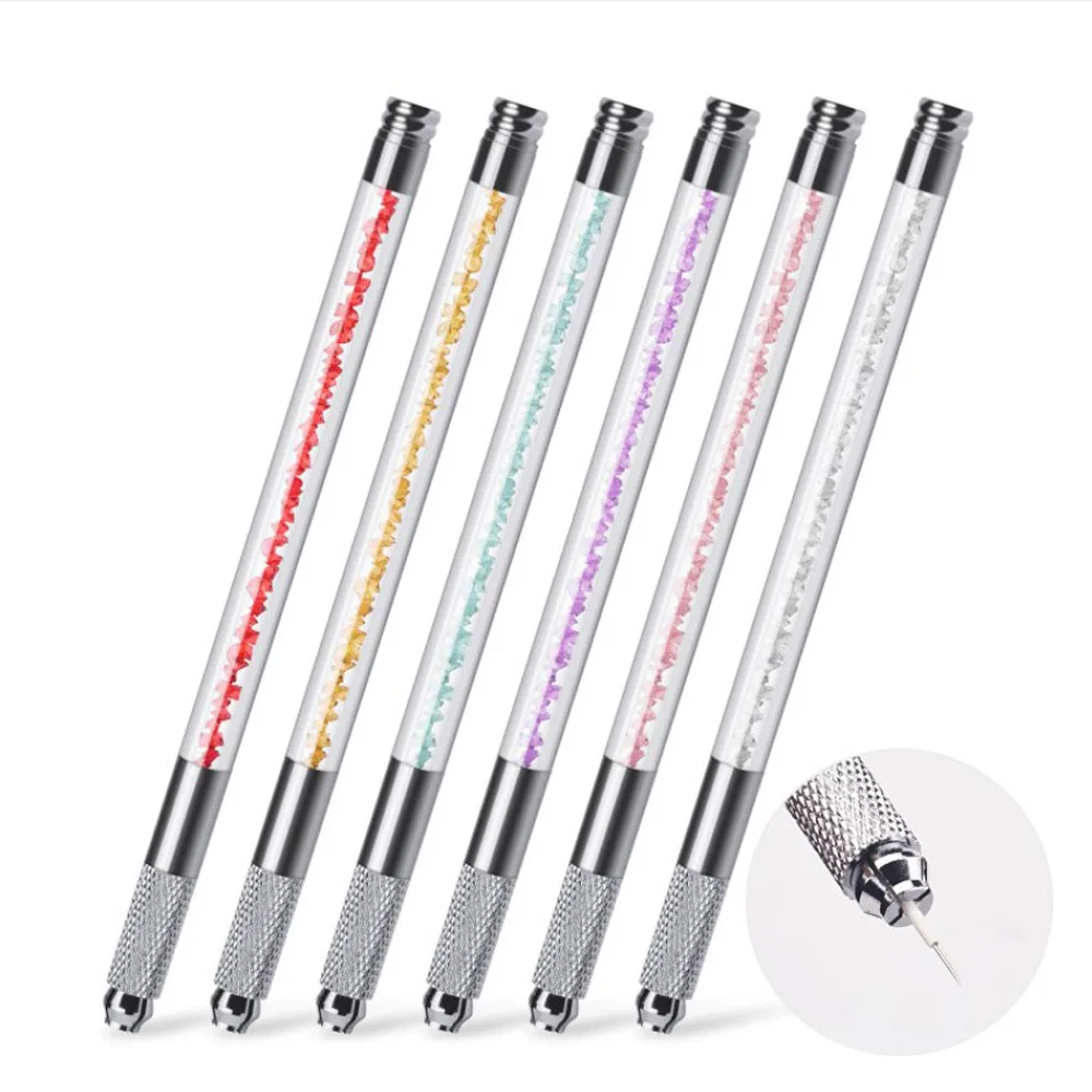 10pcs High Quality Crystal Microblading Pen Handmade eyebrow pencil