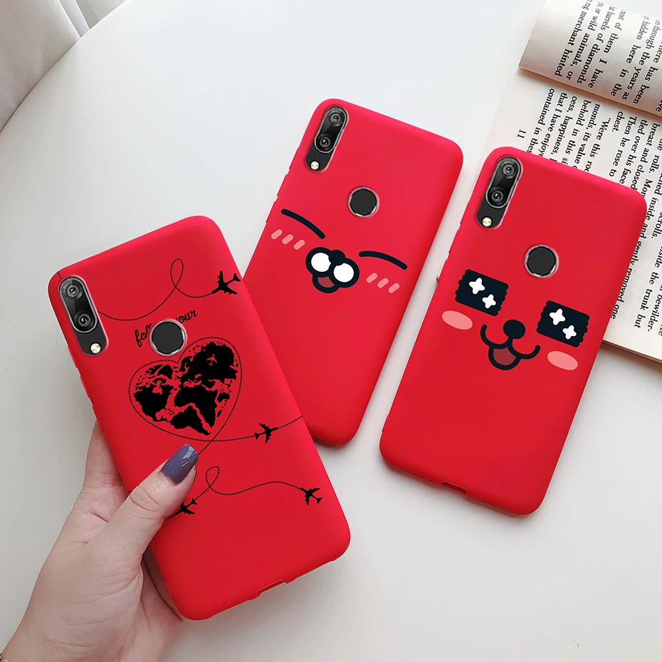 Y7 2019 Case Daisy Flower Back Cover For Huawei Y7 2019 DUB-LX1 Silicone Fundas Soft TPU Phone Case For Huawei Y7 Y 7 2019 Coque