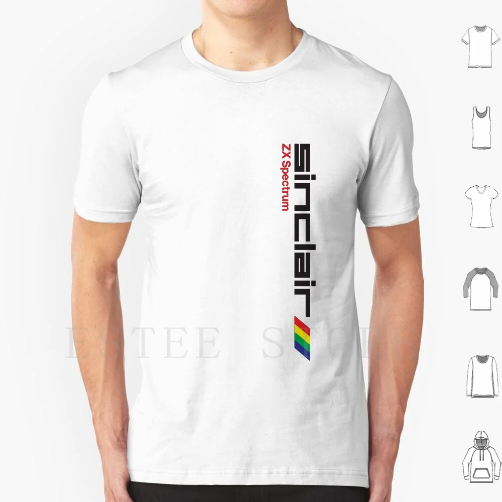 Camiseta Zx Spectrum para hombre, algodón 6xl, Zx Spectrum Micro Computer, años 80, Rainbow Flash Miner, Willy Jet Set, Knightlore Microdrive