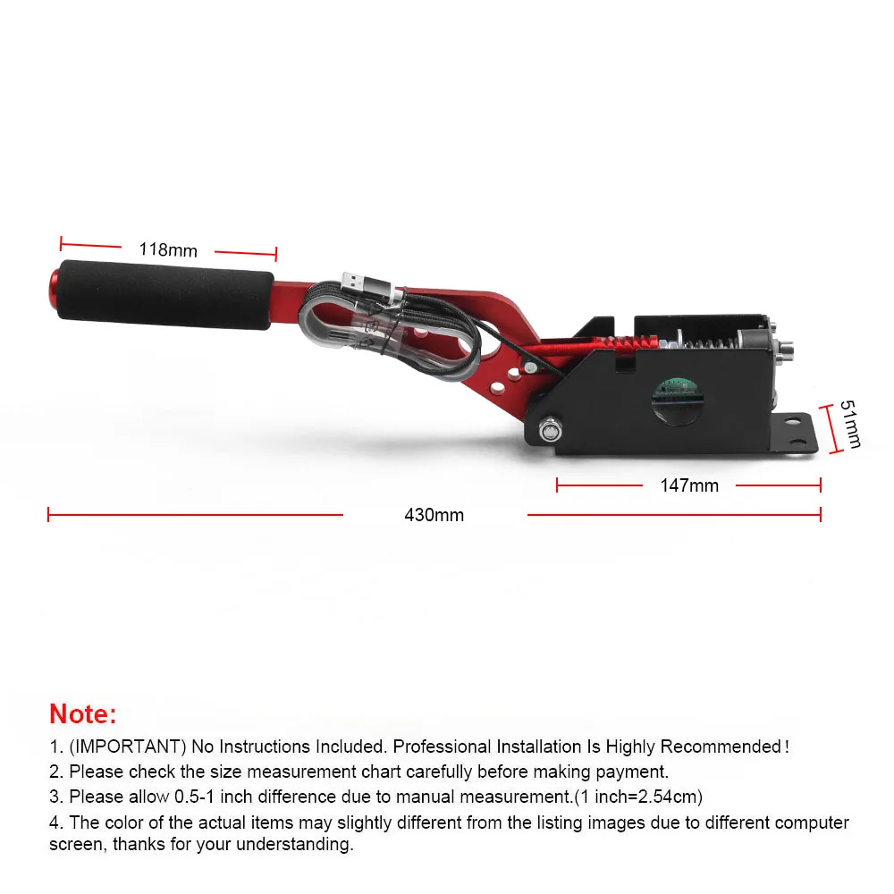 SIM USB Handbrake for Racing Games G25/27/29 T500 Fanatecosw Dirt Rally With Fixed Bracket BX102129