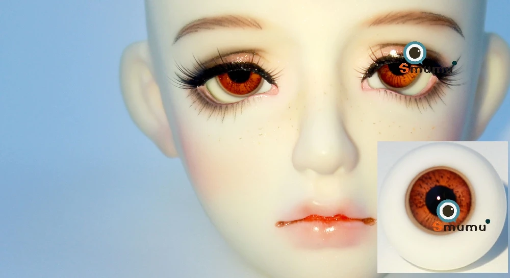 1/8 1/6 1/4 1/3 BJD Accessories doll eyes Glass eyeball for BJD/SD YOSD MSD SD16 DD,not include doll head and other E2563