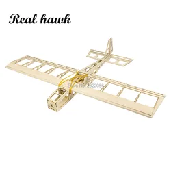 Prawdziwy jastrzębia w skali RC Balsawood samolot do cięcia laserowego mini kij 580mm zestaw Balsa DIY model do budowy drewna