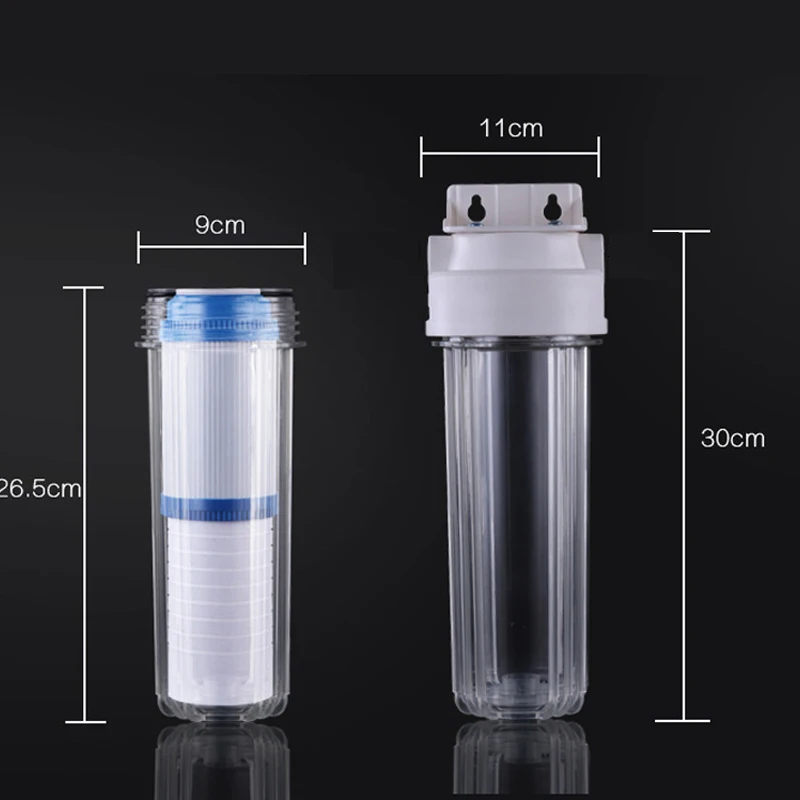 10 Universal inch Water Filter Front household filter With PP Cotton PET Filter Bottle  Filter Barrel