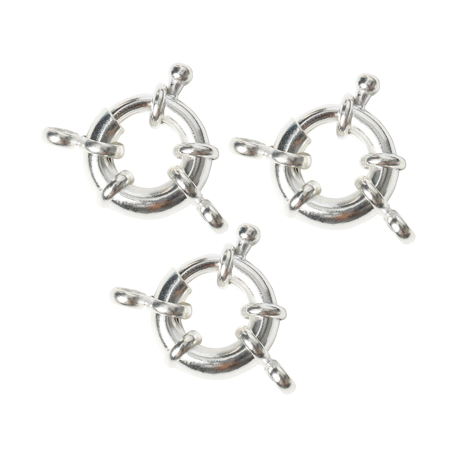 100 pièces Fermoir Collier et 200 pièces Anneaux de Saut Ouverts, Fermoir Bracelet, Attache Bracelet Collier Bijoux, Fermoir Bracelet, Accessoires de Bricolage pour la Fabrication de Bijoux,or/argent