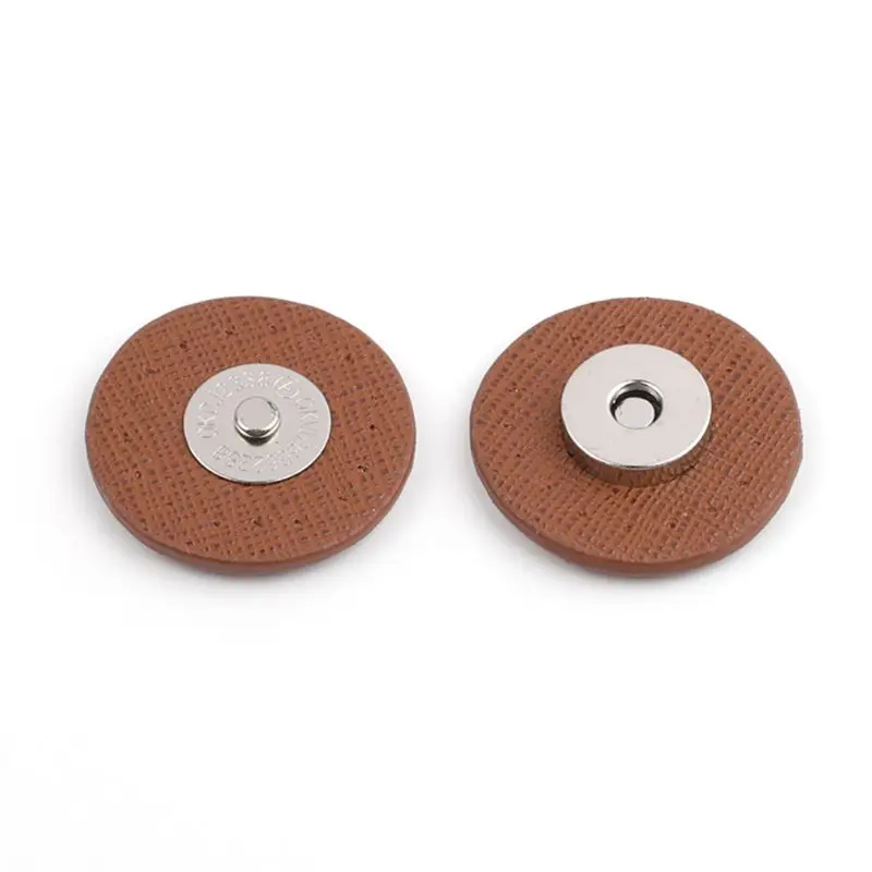 

Circle Sew-on Magnetic Button Bag Wallet Clasp Snaps Metal Fastener Sewing Craft DIY Patchwork Lock Accessories