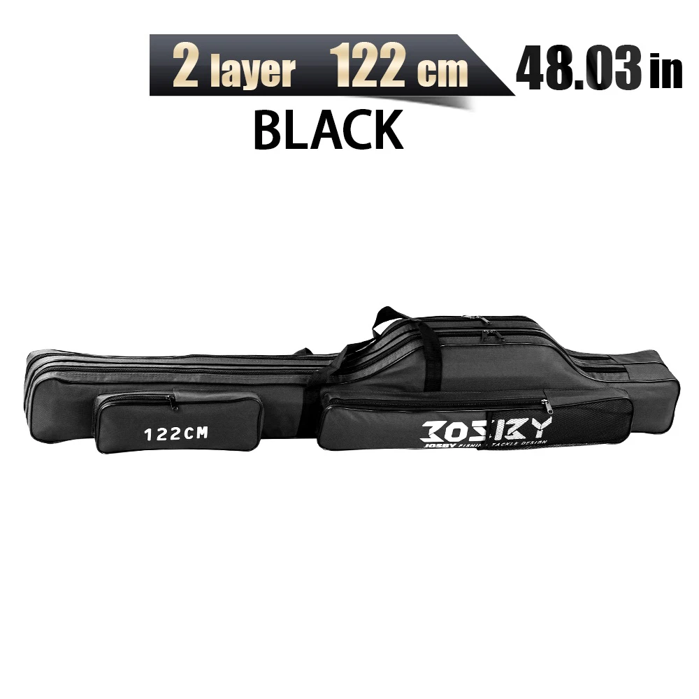 Angelrute Taschen 60/100/122/150/152/180CM Tackle Faltbare Oxford tuch Angeln Reißverschluss fall Lagerung Beutel Halter Für Angeln