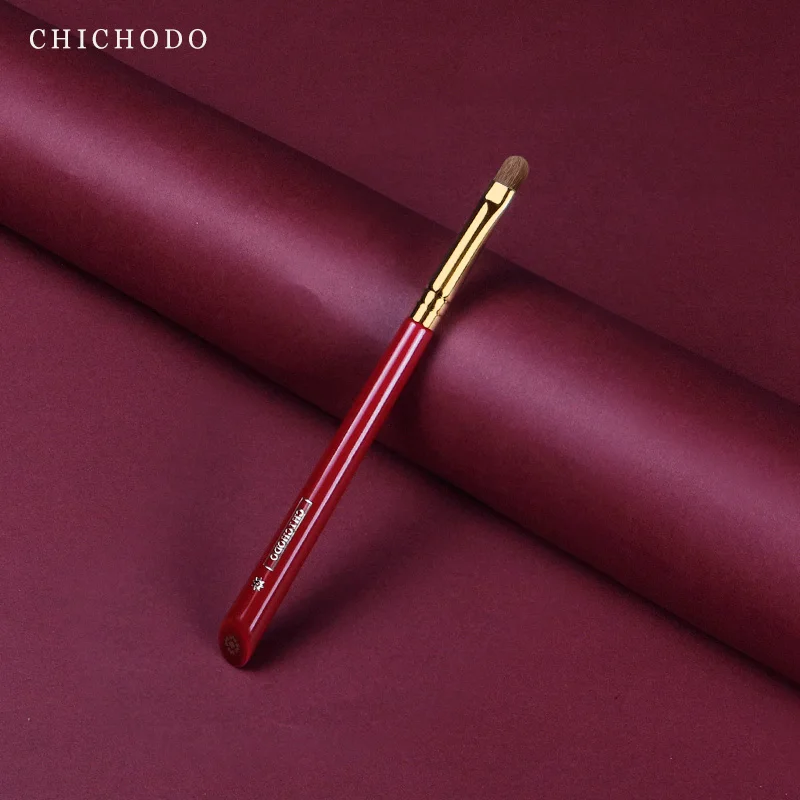 CHICHODO Makeup Brush-Luxurious Red Rose Series-High Quality Weasel Tail Hair Eyeshadow Brush-Natural Hair Cosmetic Pen-Beauty