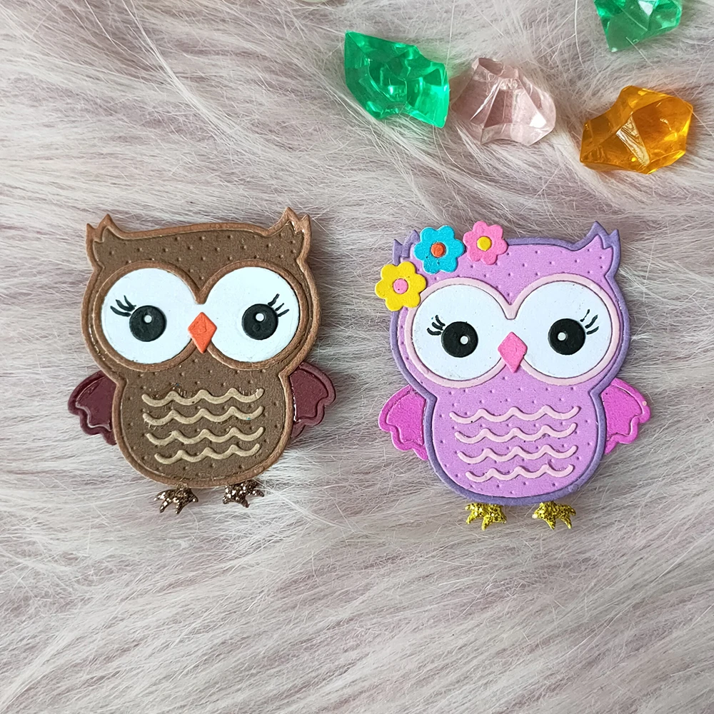 New Owl metal cutting die mould scrapbook decoration embossed photo album decoration card making DIY handicrafts