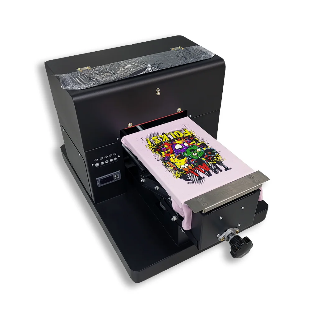 Mini A4 Flatbed printer For Epson L800 Head DTG printing machine A4 t-shirt DTG printer