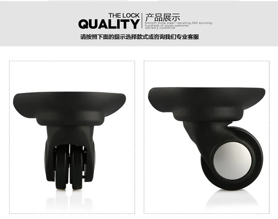 Luggage Wheel Replacement Wheels Suitcase Accessories Universal Casters Rolling Luggage Suitcase Wheeled Accessories Bags Caster
