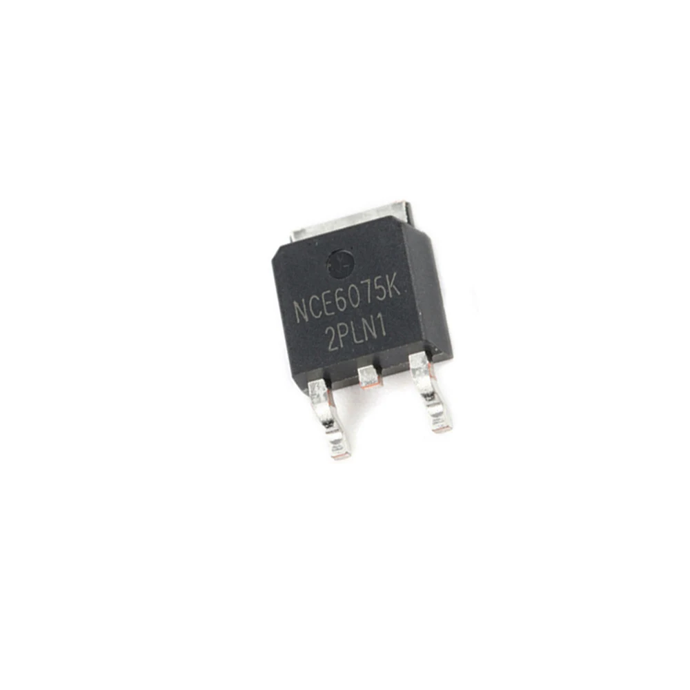 10PCS/LOT NCE6075K NCE6075 6075K 60V 75A TO-252 TO252 MOS FET New and Original IC Chipset MOSFET-N