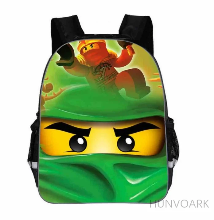 Mochila de juegos Ninja Go para niños, 11/13/16/pulgadas, bolso escolar para bebés