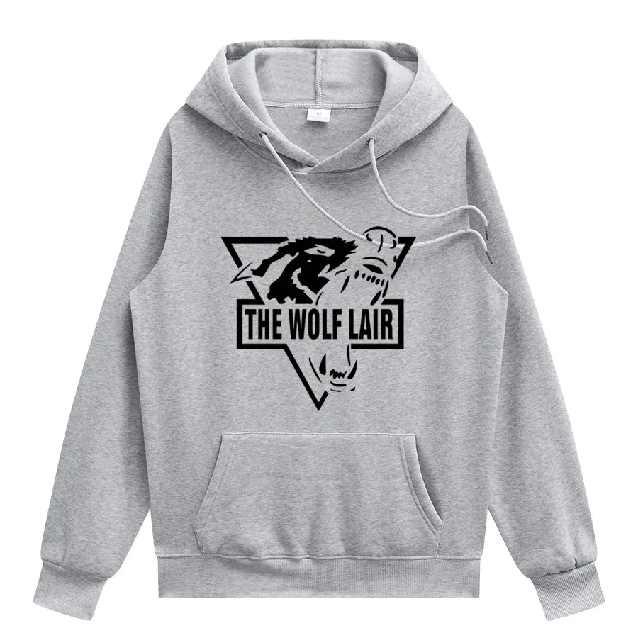 

THE WOLF LAIR print Hoodie Fashion Hip Hop Band Logo Design Hoodies Fashion Hooded Long Sleeve Sweatshirt Rap Music Hoody Tops