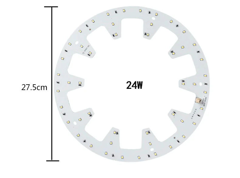 12W 18W 24W oprawa sufitowa LED pierścień Panel koło światła 5730 LED okrągła płyta sufitowa okrągła lampa ze śrubą magnetyczną + sterownik