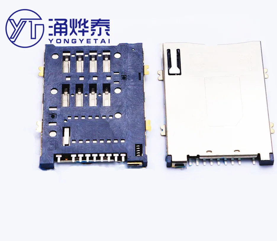 

YYT 5PCS SIM card connector 8+1P since the bomb 9P deck tablet from bomb deck SIM phone deck