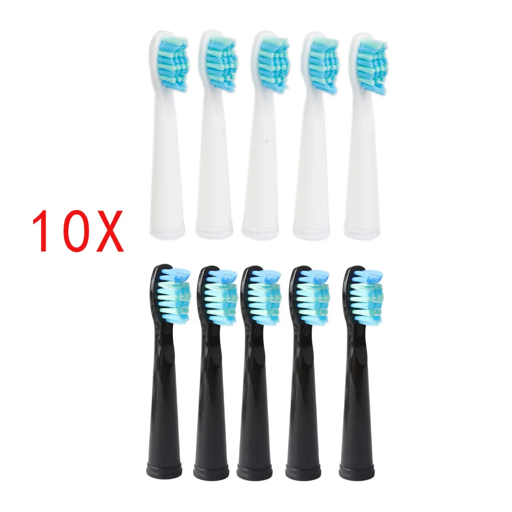 10Pcs/set Seago Toothbrush Head for Lansung Seago SG610 SG908 SG917 Toothbrush Electric Replacement Tooth Brush Heads