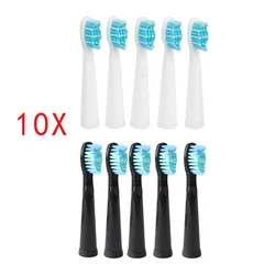 10Pcs/set Seago Toothbrush Head for Lansung Seago SG610 SG908 SG917 Toothbrush Electric Replacement Tooth Brush Heads