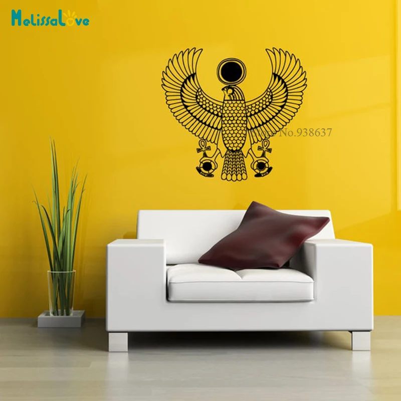 Chorus God Of The Sky And Sun Ancient Egypt Pharaohs Egyptian Sticker Wall Art Living Room Headboard Removable Vinyl BD282